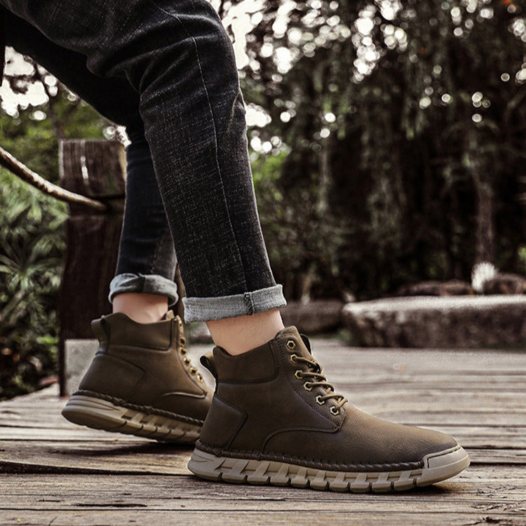 Lucien Bottines Surpiqûres Apparentes Homme