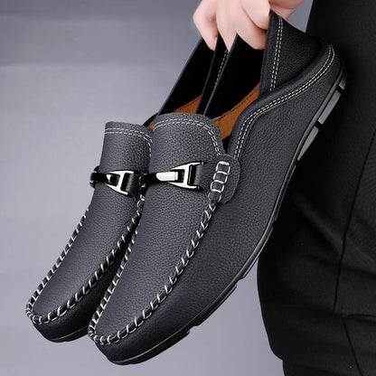Robin Mocassins À Enfiler Aspect Cuir Homme