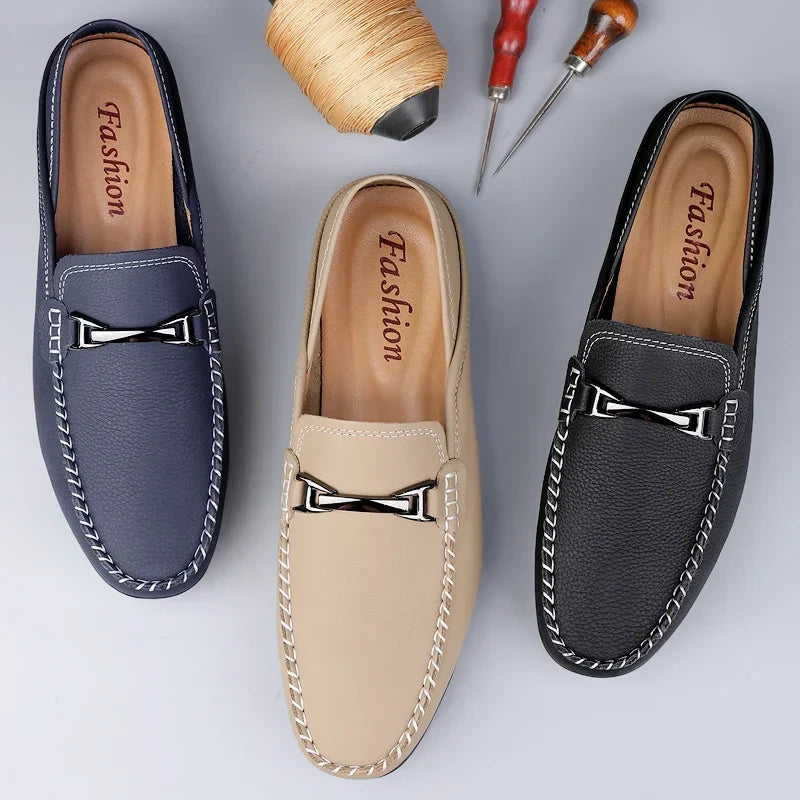 Robin Mocassins À Enfiler Aspect Cuir Homme
