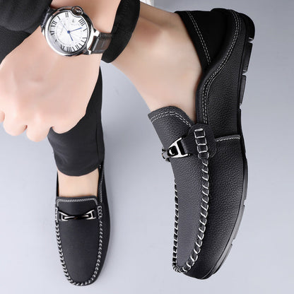 Robin Mocassins À Enfiler Aspect Cuir Homme