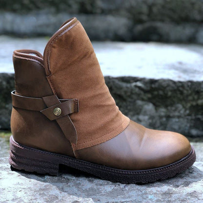 Marion Bottines Doublées Fourrées À Zip Et Bride Femme