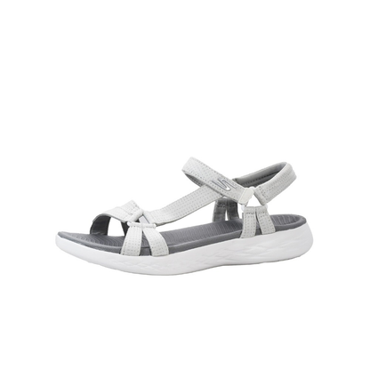 Sandales de sport Lenny respirantes pour femme, détail des brides de maintien