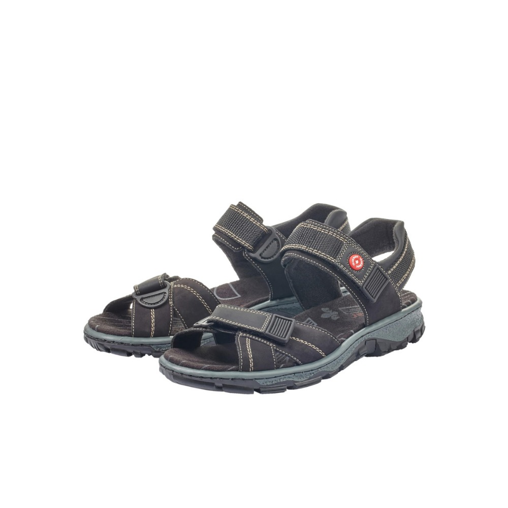 Sandales Odessa en cuir pour femme, détail de la tige en cuir