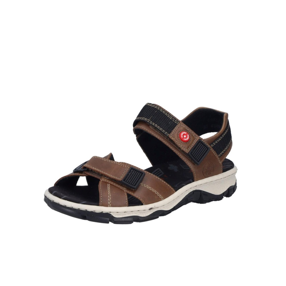 Sandales Odessa en cuir pour femme, vue de trois quarts